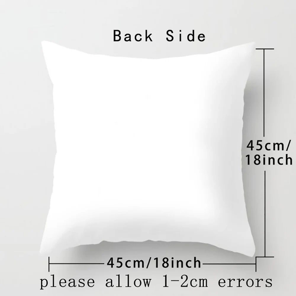 Pillowcases Sofa Bed Accessories father's Day Cushion Covers Gift Dust Cover Bedroom Party Decoration White Square Pillow Case