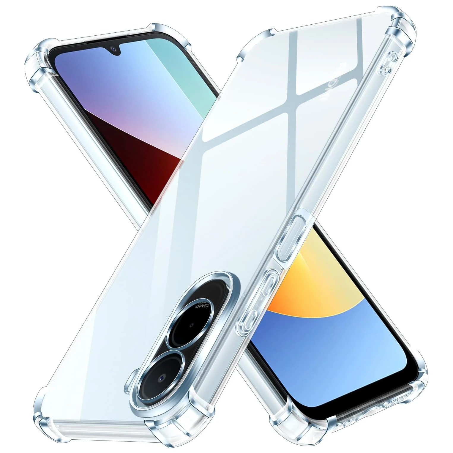 TPU Transparent Case for Xiaomi Redmi A7 Pro 4G Protective Cover Four Corners Shockproof Bumper Coque Fundas