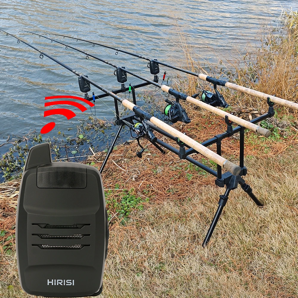 HIRISI SQA-6 Fishing Bite Alarms 6 Set Carp Fishing Alarm Kit LED Alarm Indicator Alert Receiver Fishing Swinger Set - view 5