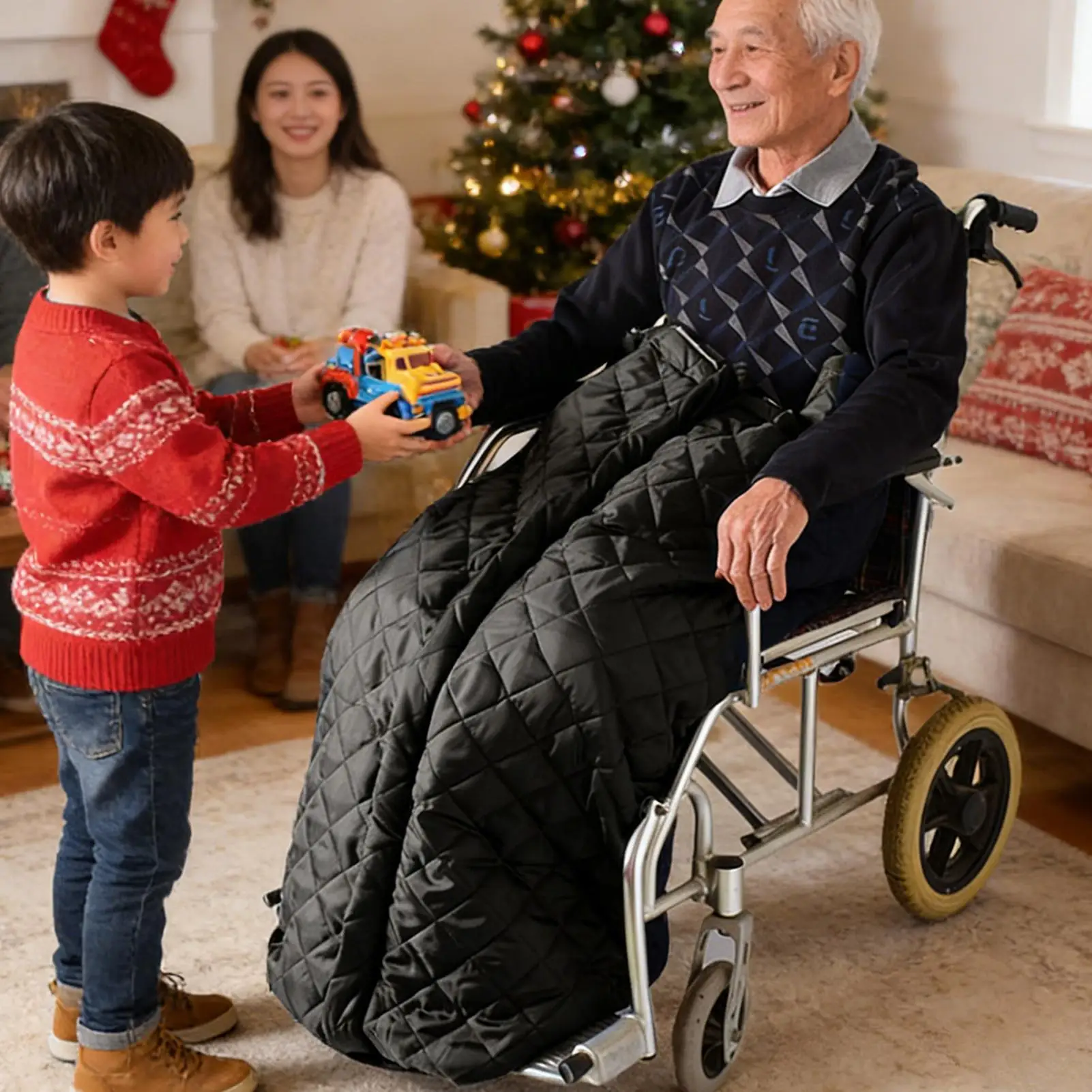 Blanket For Wheelchair Users Foot And Leg Warming Supplies Winter Warm Wheelchair Blanket For Adults Elderly Disabled