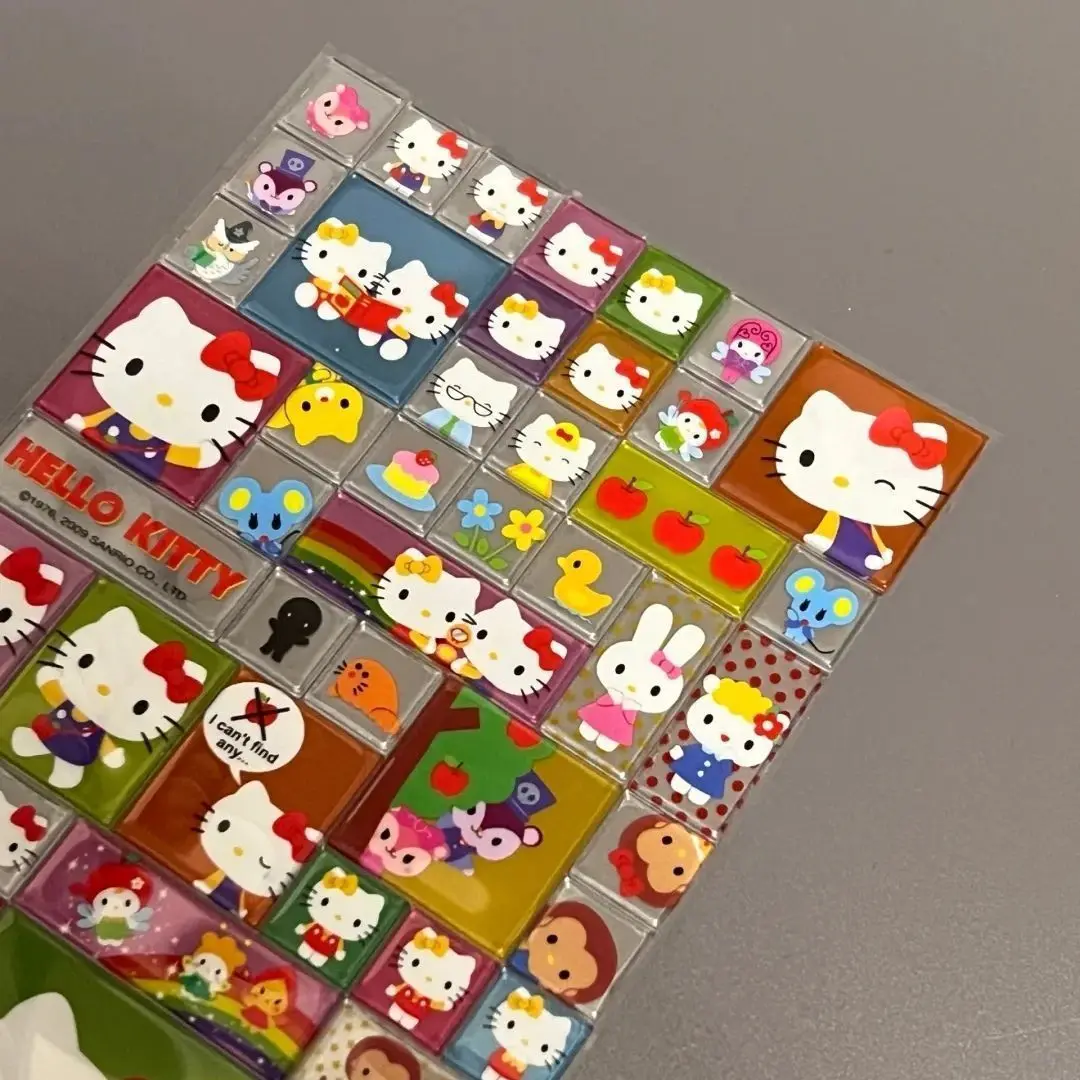 1 قطعة الكرتون Kawaii كيتي لينة المطاط DIY بها بنفسك اليدوية ملصق ملصق لطيف الفتيات جراب هاتف كوب ماء لاصقة تزيين الهدايا #4