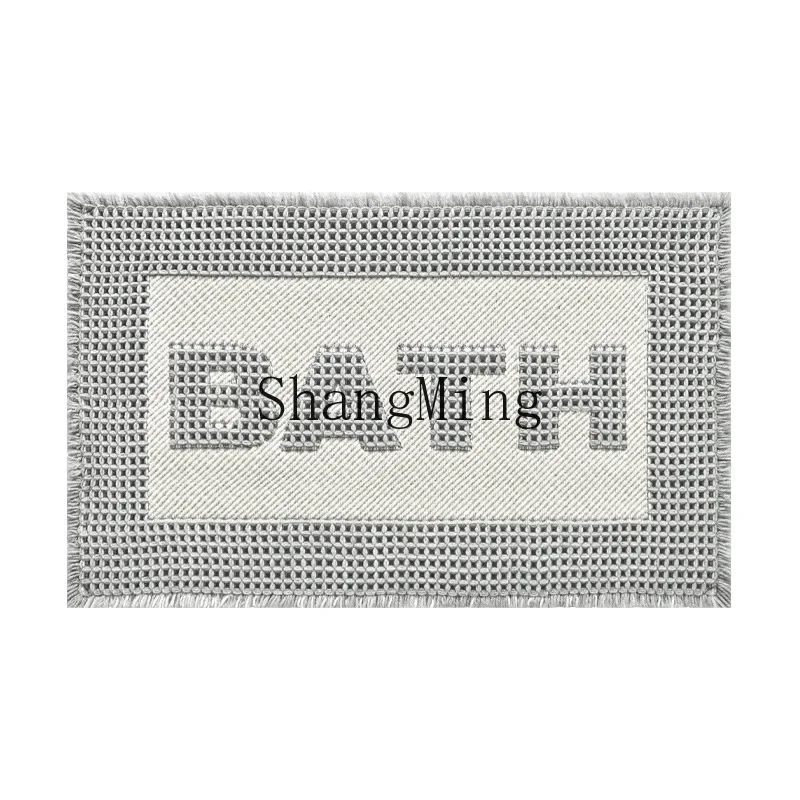 CL Hot Selling Letter Bathroom Floor Mat Bathroom Door Mat Home Toilet Suction Foot Mat