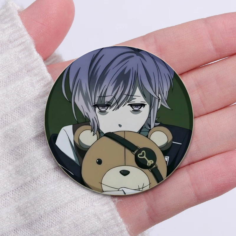 32/44/58mm Anime Diabolik Lovers Badge Tinplate Plastic Brooches Button Pins for Clothes Backpack Decoration Souvenir Gifts