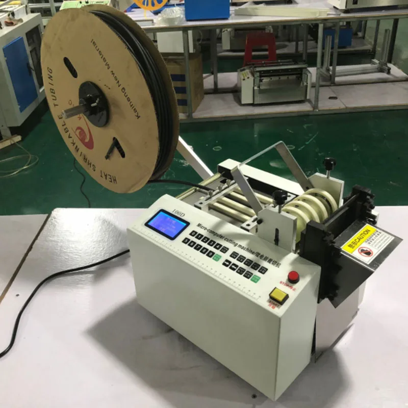 High quality Microcomputer heat shrinkable tube cutting machine PVC silicone tube cutting machine ear band bridge automatic cutt