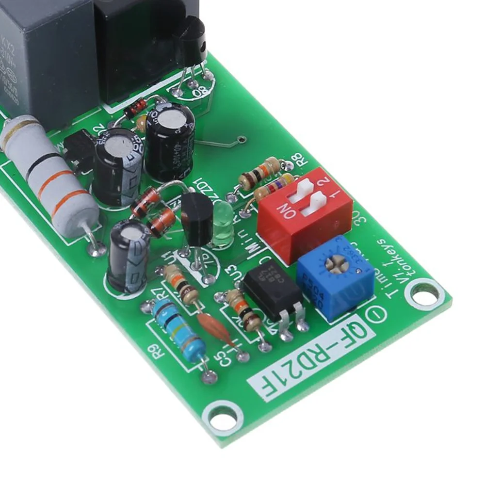 AC100V-220V Adjustable Timer Control Relay Module Turn Off Delay Switch Board For Exhaust Fan