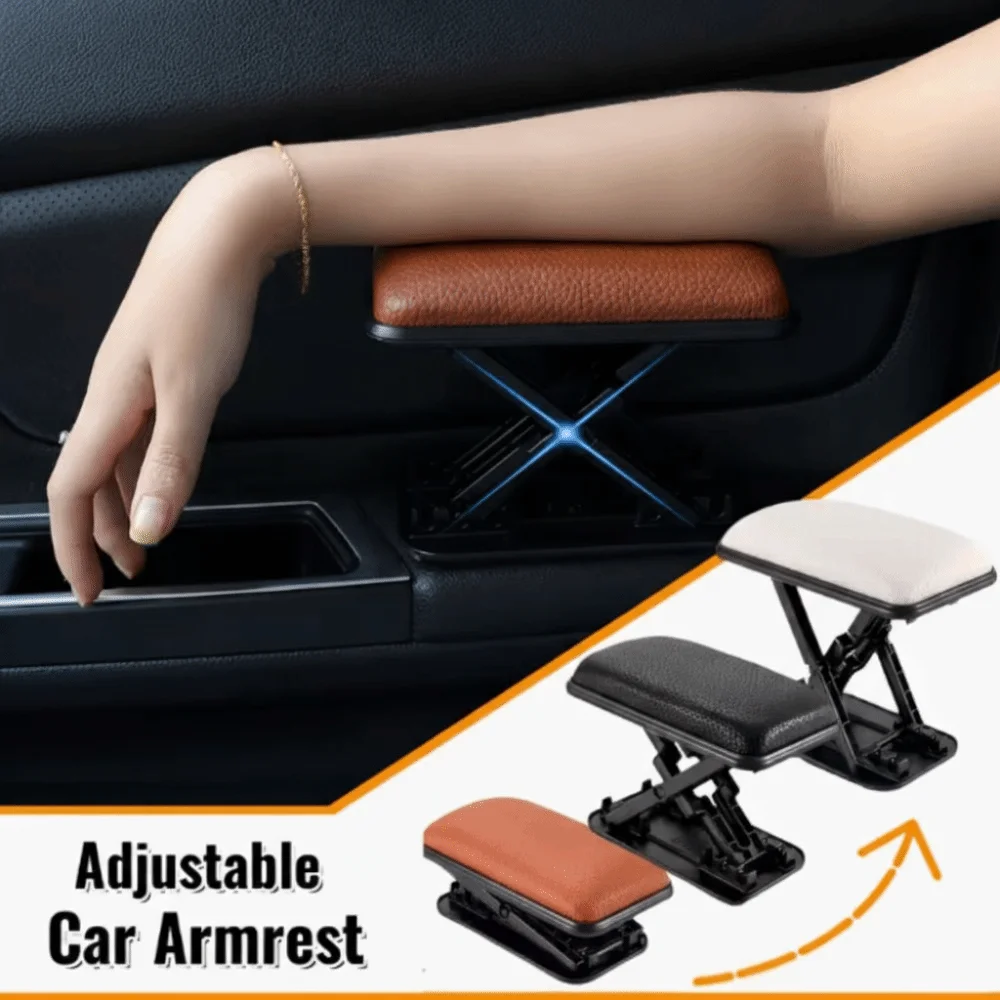 

Регулируемая по высоте подушка-подлокотник для автомобиля, эргономичный дизайн, предотвращающий усталость, универсальная поддержка локтя, для водительского места