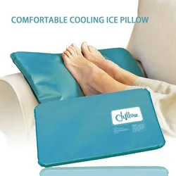 Summer Ice Cold Pillow Massager Therapy Insert Pillow Chillow Sleeping Aid Cooling Gel Pillow Chilled Sleeping Comfortable Mat