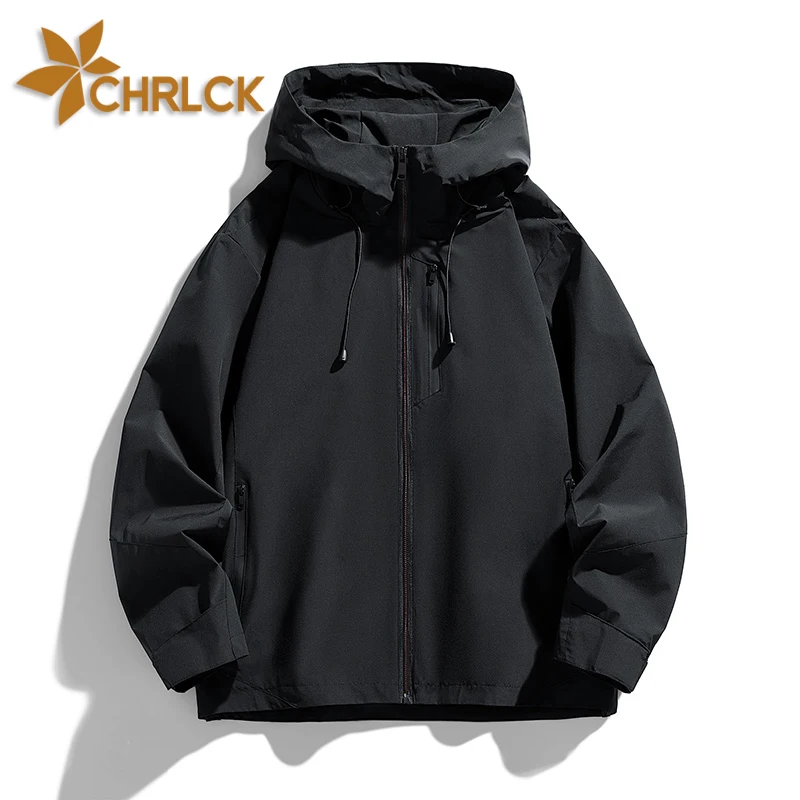 

CHRLCK Men's Hiking Jacket Waterproof Autumn Windbreaker Outdoor Warm Camping Trekking Fishing Jacket Windproof Coats Women