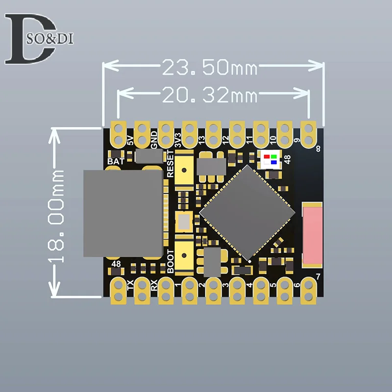 1Pcs ESP32-S3 Super Mini Development Board Version Development Learning Control Board