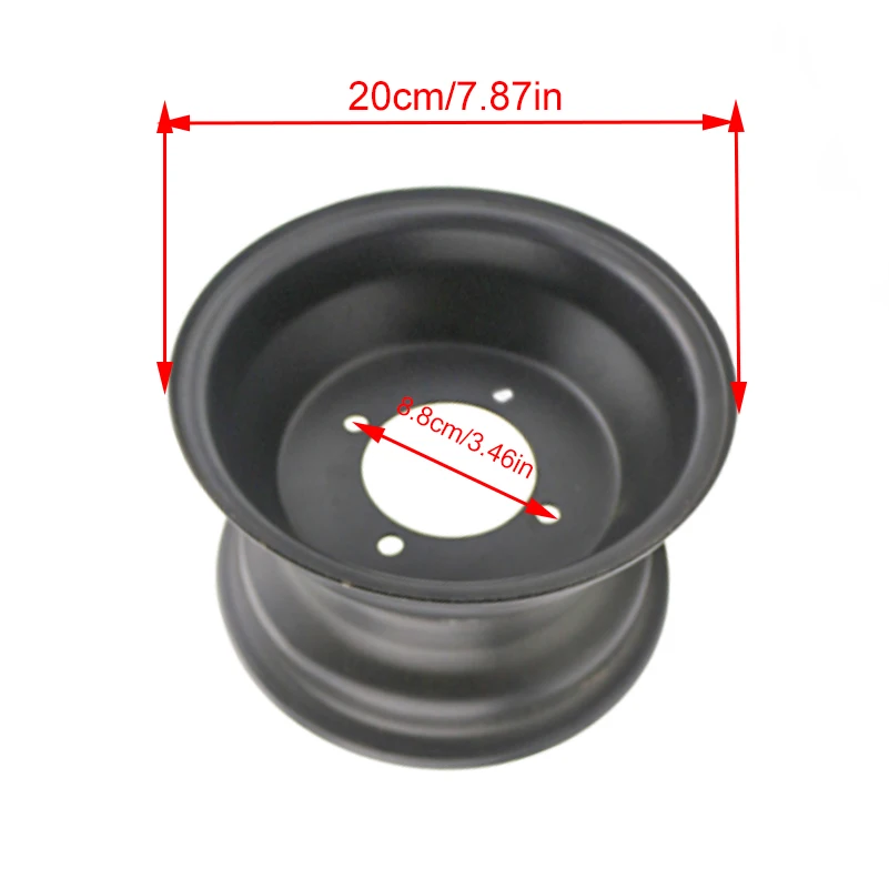 16X8-7 16*8-7 inch vacuum rims Go-Kart accessories 7 inch ATV wheel hub for Modified 4 wheeled vehicle