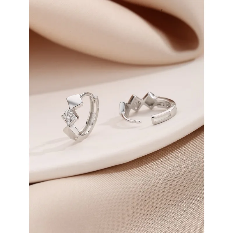 

InsS925 Silver Jewelry Niche Design Stud Earrings New Fashion Stud Earrings Jewelry