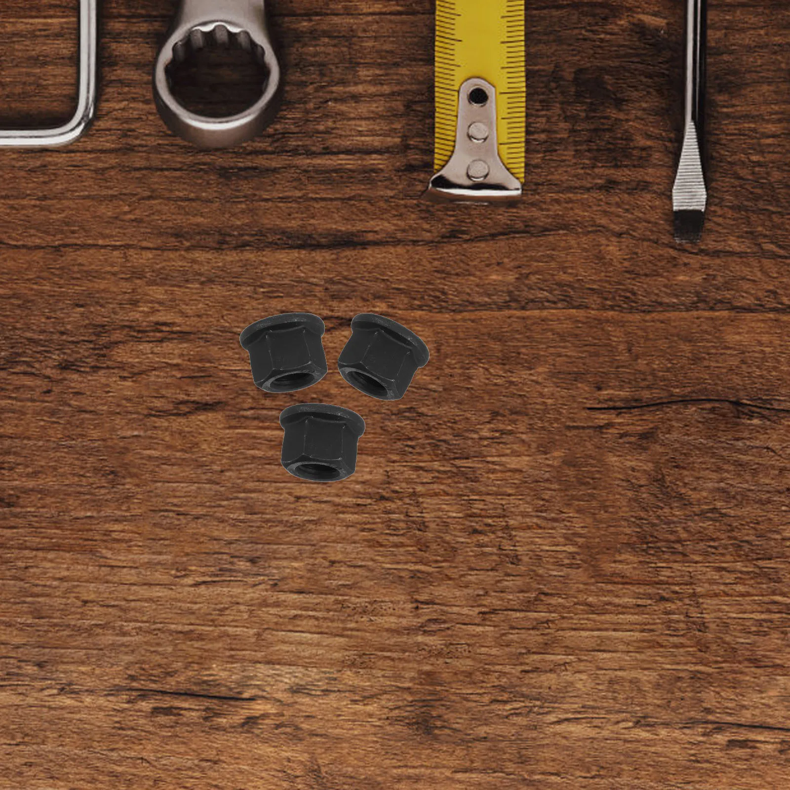 Tuerca con reborde de acero al carbono M10, tuerca con reborde hexagonal, tuercas gruesas duraderas para uso mecánico y de ingeniería, 5 uds.