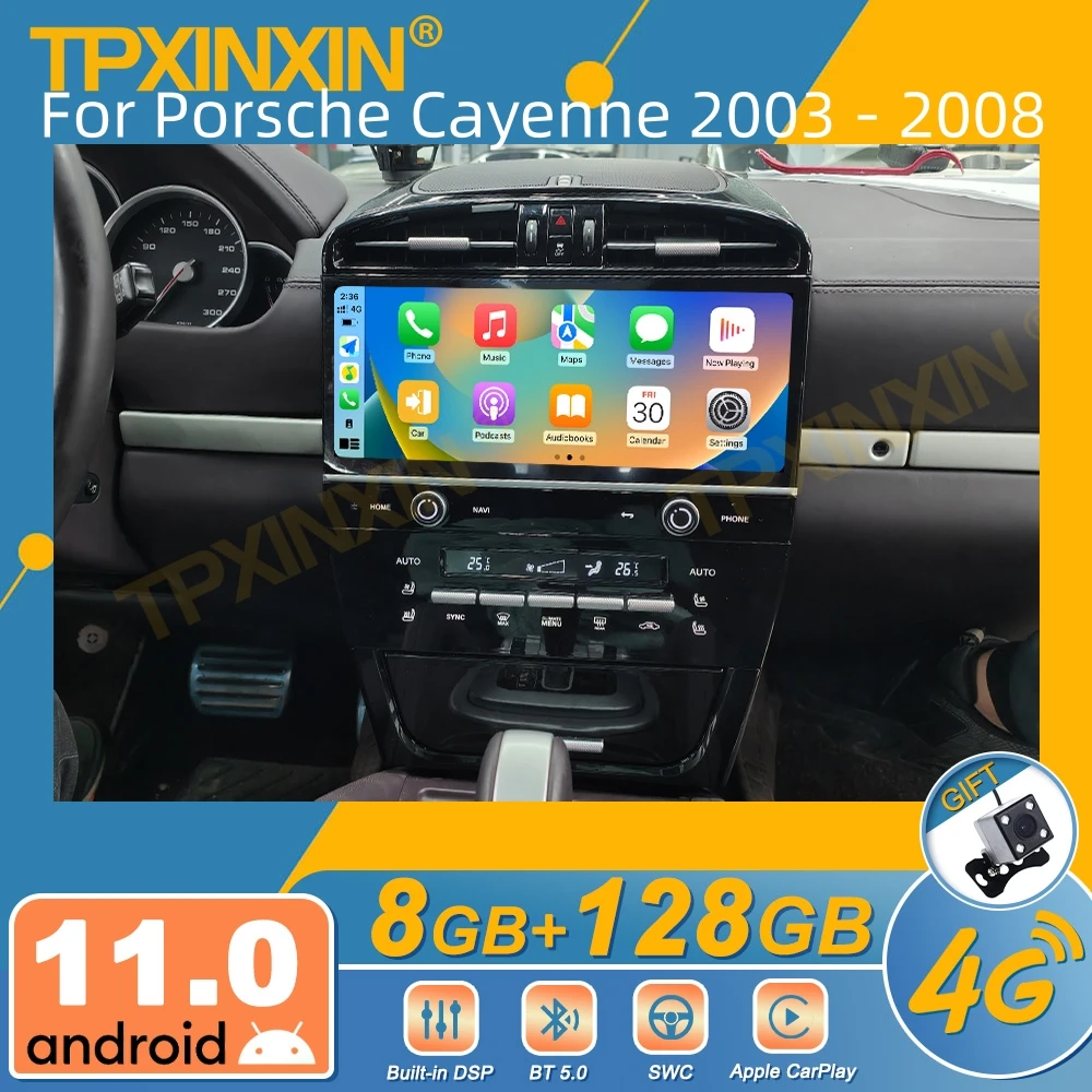 

For Porsche Cayenne 2003 - 2008 Android Car Radio 2Din Stereo Receiver Autoradio Multimedia Player GPS Navi Head Unit Screen