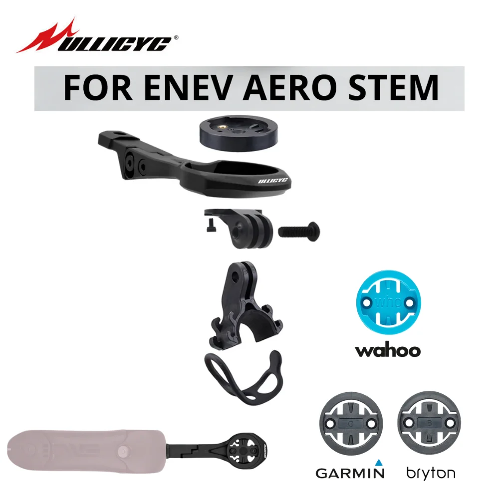 

Bike MOUNT ULLICYC For ENVE Aero Stem Computer Mount Compatible With Gopro/GPS/Garmin/Bryton/Wahoo Speedometer Bracket