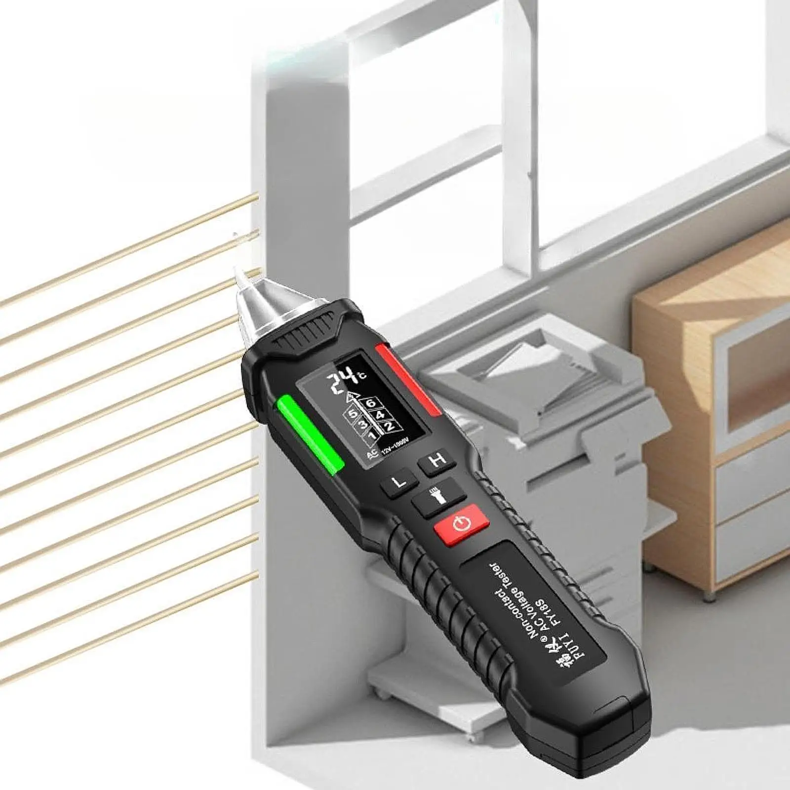 

Non Contact Voltage Tester Electrical Pen Tester Live Null Wire Tester Voltmeter