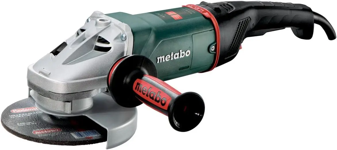 

7-Inch Angle Grinder with 8,500 RPM, 15 Amp Motor, Anti-Vibration Handle and Safety Slip Clutch