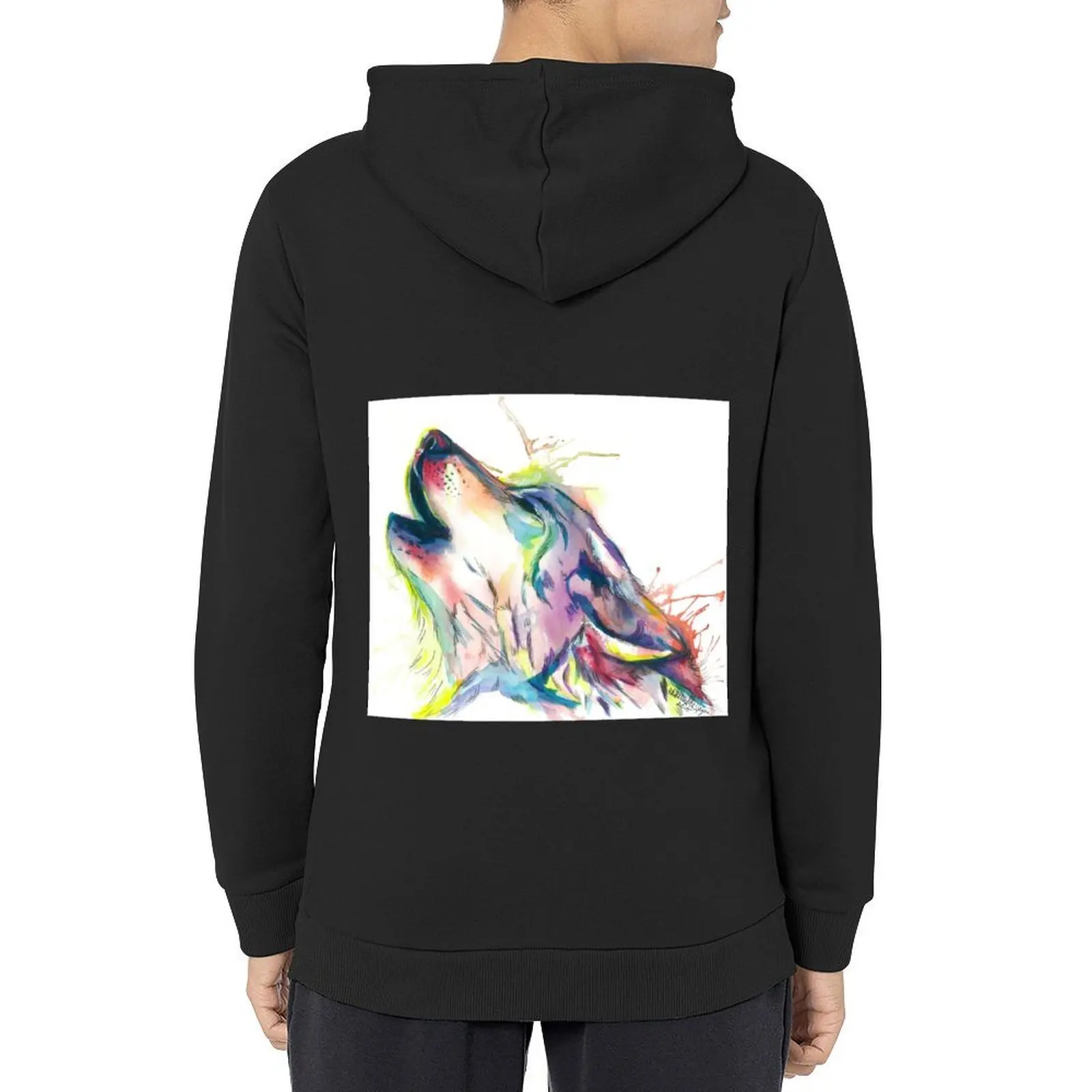 

Wolf Hoodie mens clothes men's coat men wear autumn new products oversized hoodie