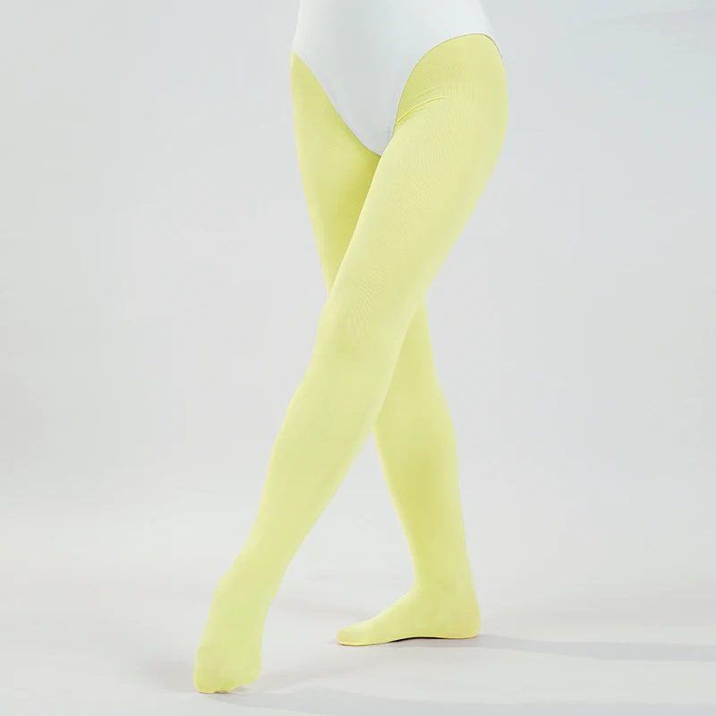 الفتيات عالية الخصر 90D لينة الباليه طماق الكبار بلون جوارب 10 ألوان طفل أطفال الرقص الطلاب مدرسة القدمين الجوارب