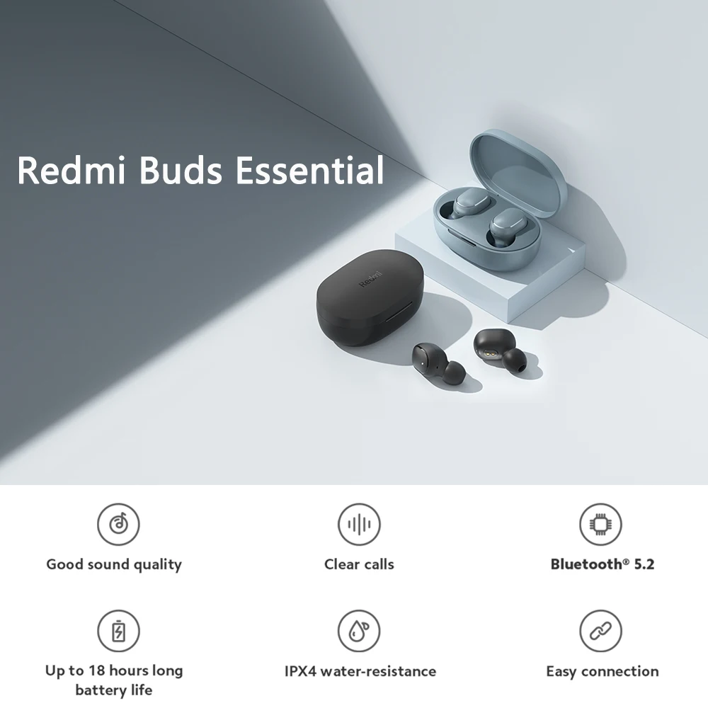 Buds Essential gaming earbuds Noise Reduction Touch Control wireless gaming in-ear headphones