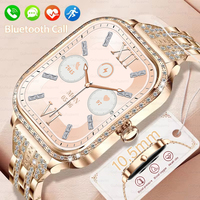 2025 New For Huawei Xiaomi Bluetooth Call Smart Watch Women's Health Detection Sports IP68 Waterproof Smartwatch For Android IOS