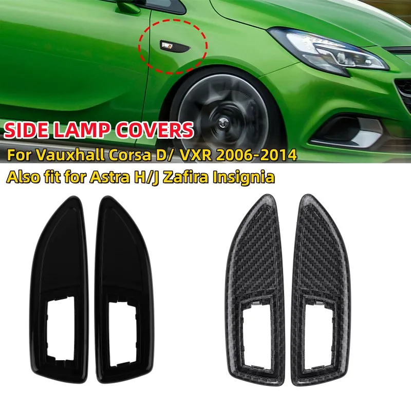 2x Car Side Indicator Light Surrounds Cover Trims For Vauxhall/Opel Insignia Astra H/J Corsa Zafira MK1 MK2 MK5 Signal Lamp Cap