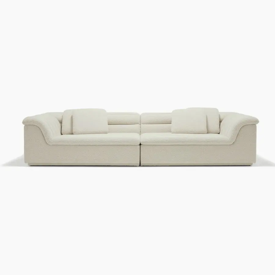 #Comfy Tufted Extra Deep Seat Cuddle Linen Upholstery Sleeper Sofa Couch Set Sectional Large Luxury Lving Room Sofas for Home