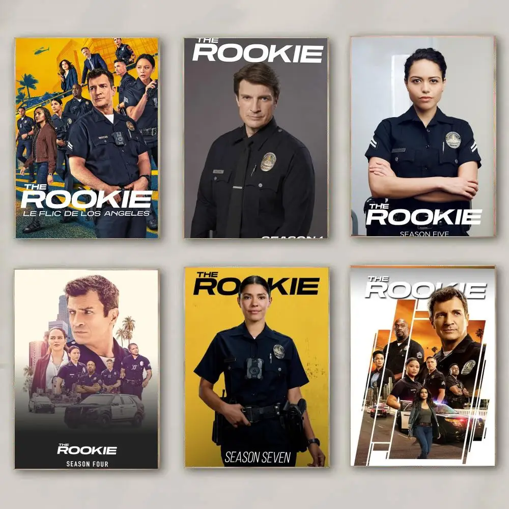 tv series T-The Rookie-E Poster Modern Wall Decal for Living Room Cafe Office Bar and Bedroom