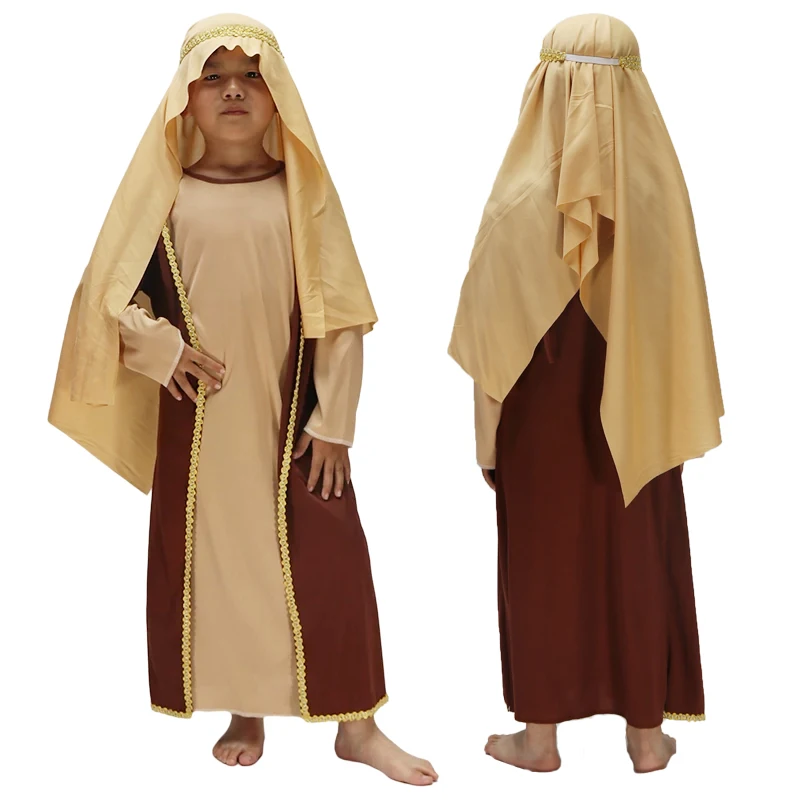 

Arabian Prince loween Costume Children's Performance Outfit Princ Robe ex Middle East Prince Dr for Girls And Boys
