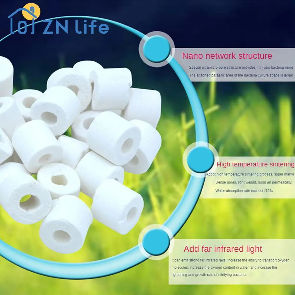 Nano Filter Stone Aquarium Filtration Fish Tank Filtration Culture Of Nitrifying Natural Filter Material Home Supplies