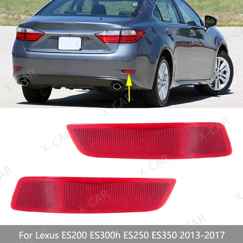 

Для Lexus ES200 ES300h ES250 ES350 2013 2014 2015 2016 2017, отражатель заднего бампера, стоп-сигнал, сигнальная лампа стоп-сигнала