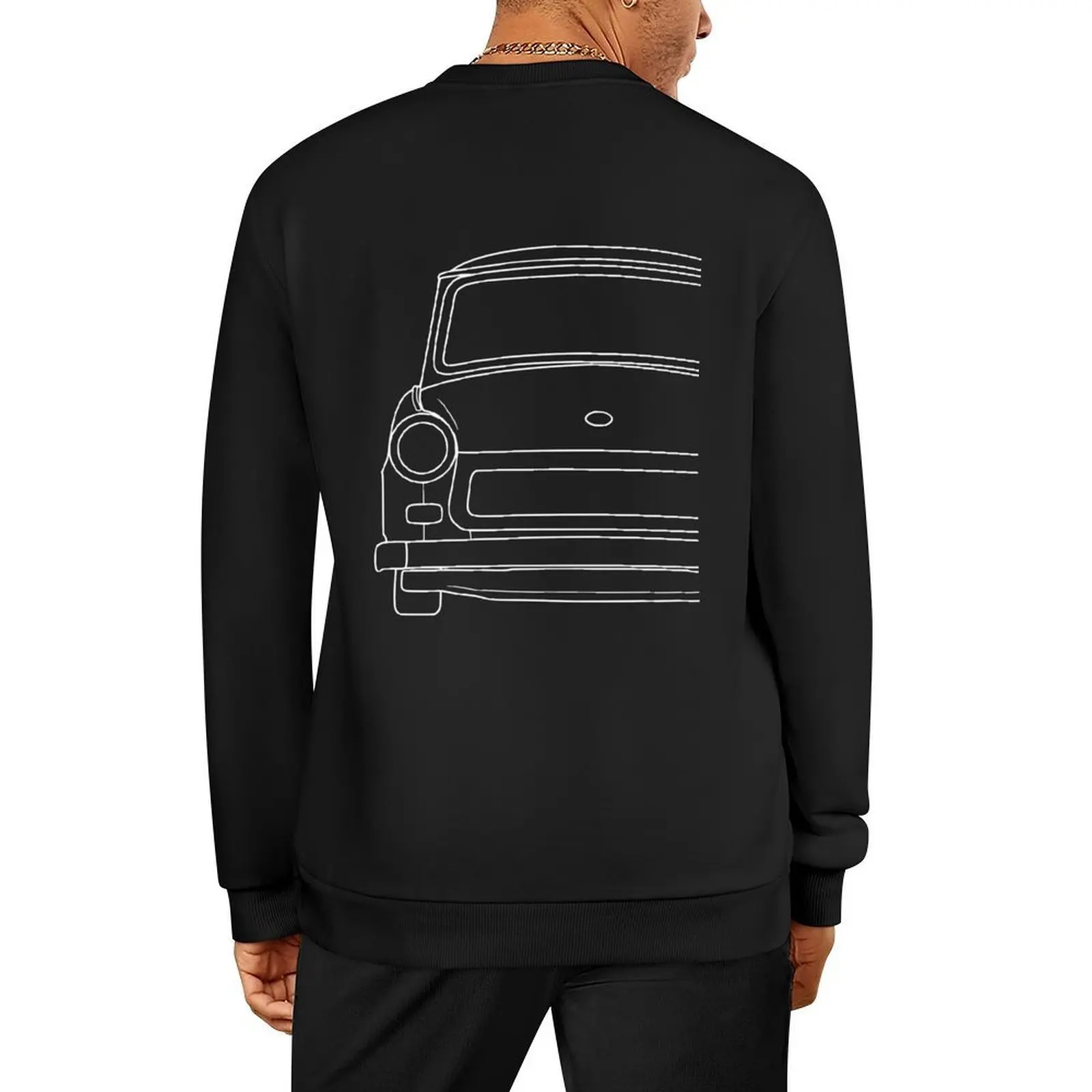 

Trabant 601 front white lines Pullover winter clothes mens clothes tracksuits men's coat sweatshirt men