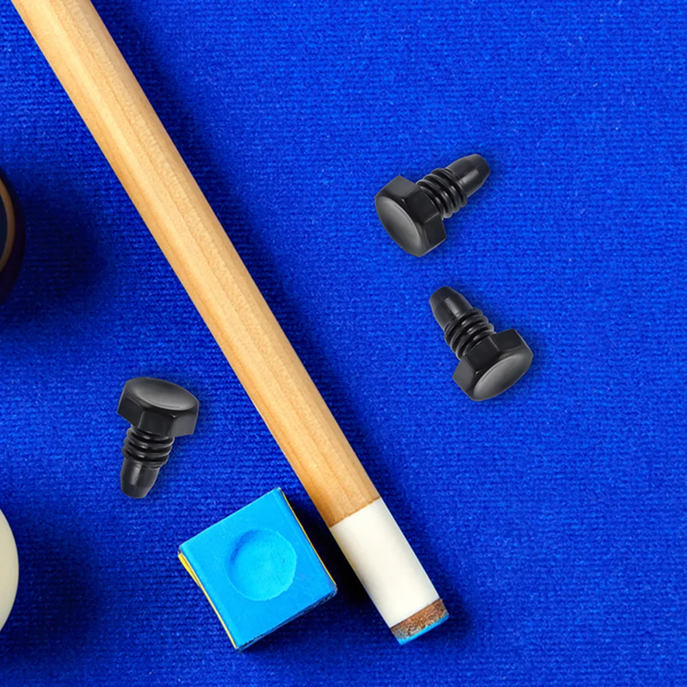 

6pcs Billiard Cue Tail Covers Plastic Protective Plug For Cue Lightweight Wear-Resistant Bottom Protection Portable Dustproof