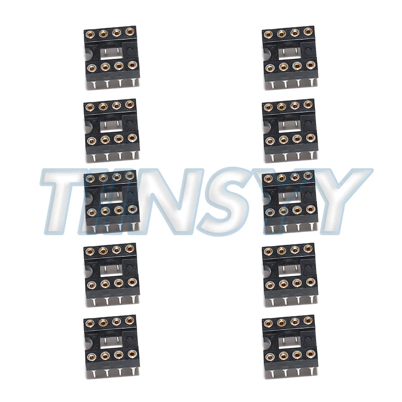 20pcs/lot DIP-8 Round IC SOCKET 8 PIN 8PIN 8P Round Hole DIP IC Sockets Adaptor Solder Type New Original Free Shipping