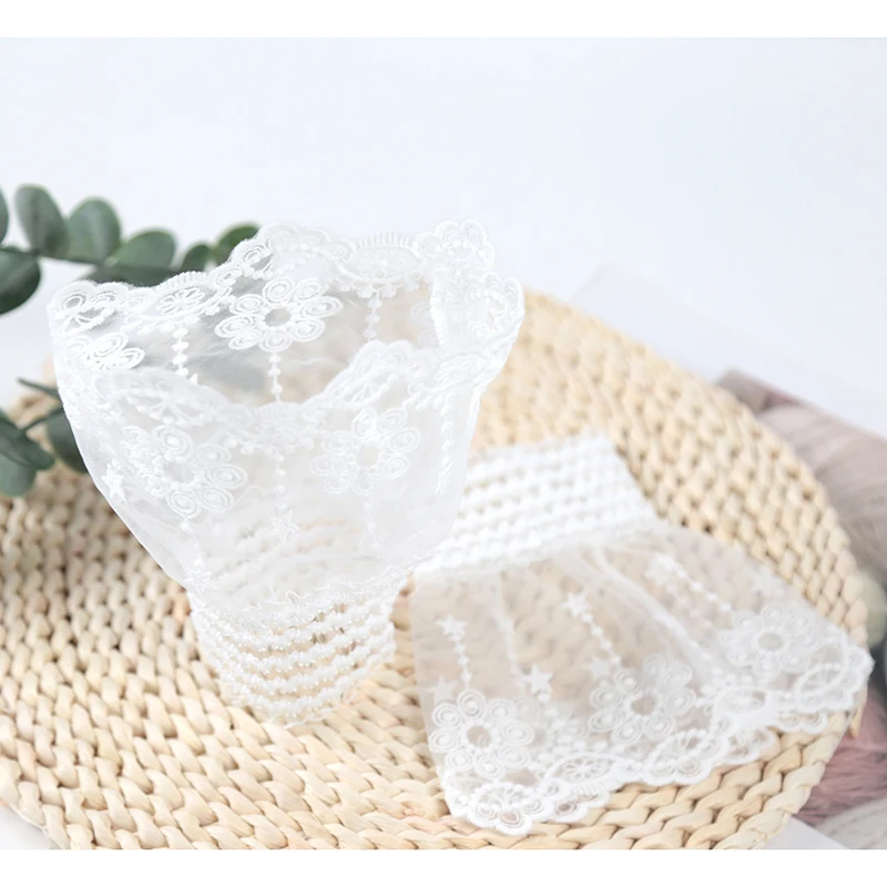 Съемные манжеты, женский свитер, искусственные рукава, вязаные крючком, кружевные манжеты с цветочным принтом, роговые манжеты, вышивка, воланы, рукава с оборками