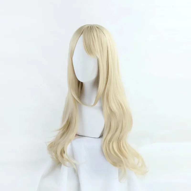 أنيمي تأثيري K/DA kda Ahri تسعة الذيل الثعلب شعر مستعار تأثيري + الأذن + غطاء شعر مستعار 72th