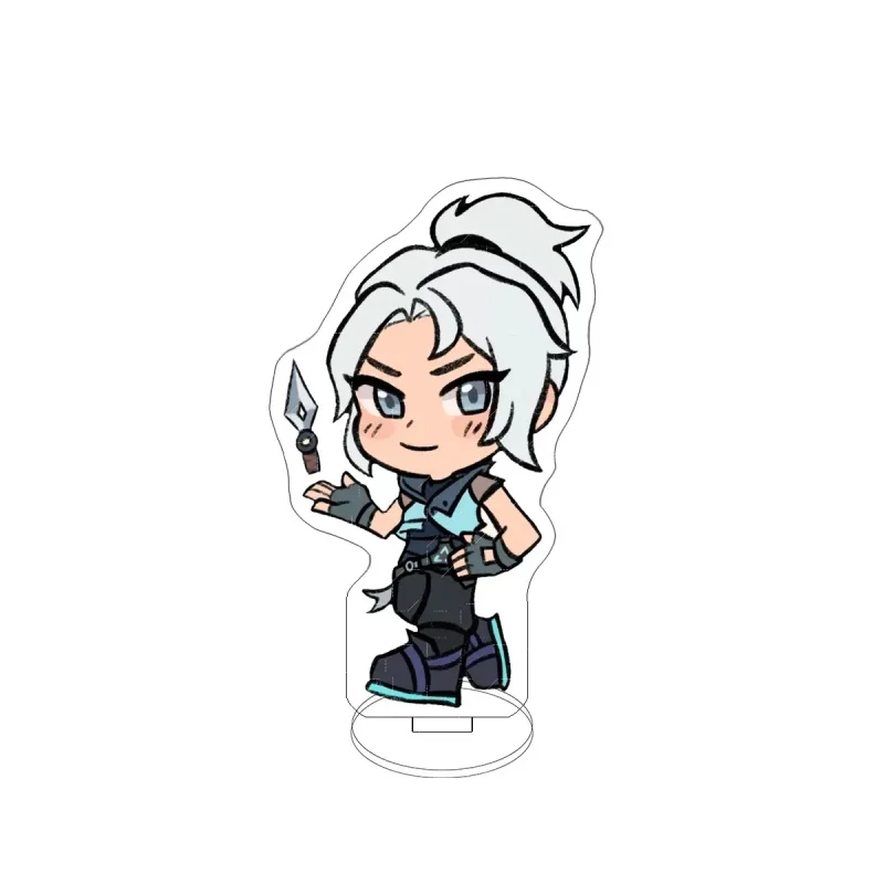 VALORANT Acrylic Stand Waylay/Tejo/Vyse/Deadlock Figure Stand Desk Decor Gifts 10cm Wholesale Keychain Bedroom Decoration 8Pcs view 2