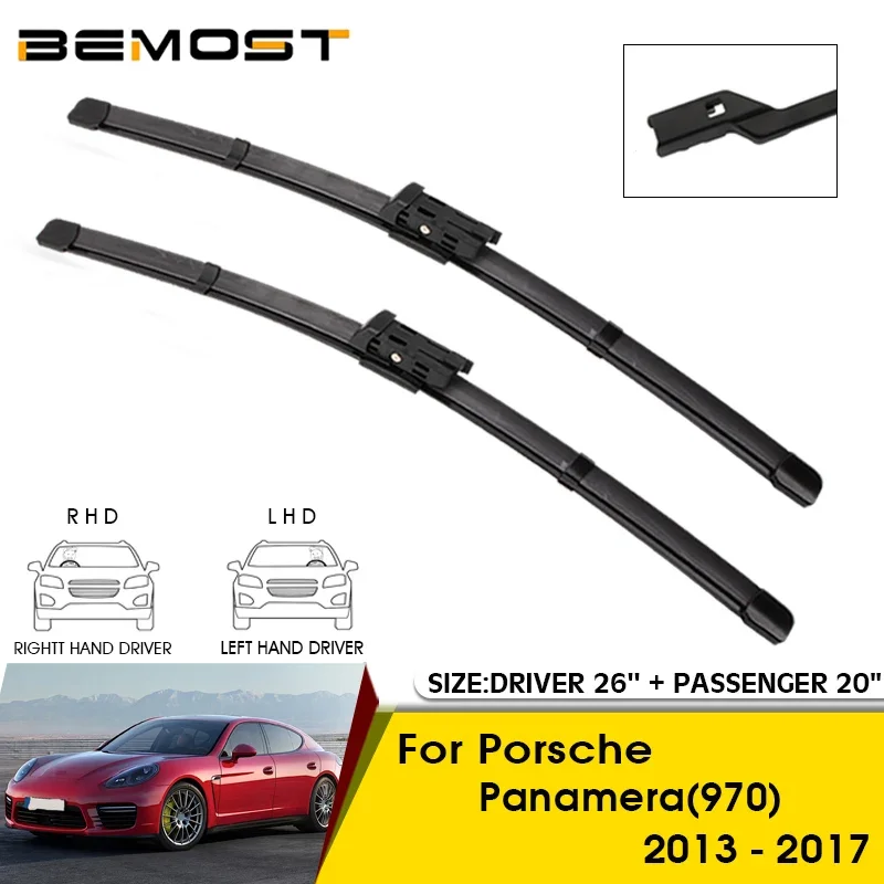 Car Wiper Blades For Porsche Panamera(970) 2013-2017 Windshield Windscreen Front Window Blades 26