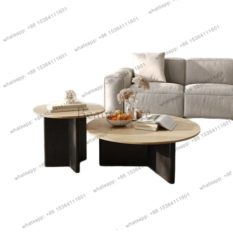 LS Twin Coffee Table Set, Used Wabi-Sabi Wind Cave Stone Sintered Stone Coffee Table for Living Room and Home Designer Sizes