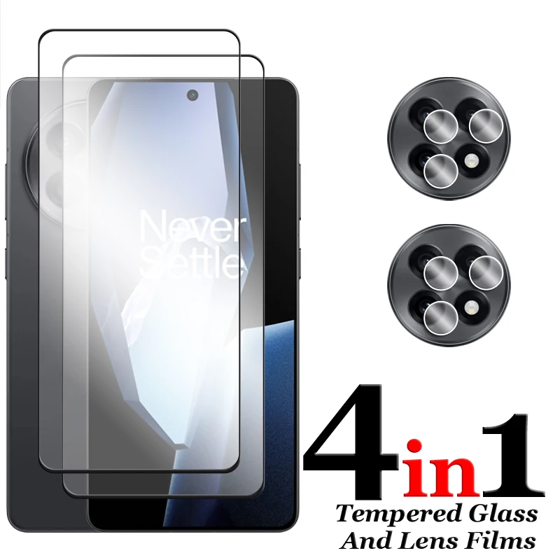 For OnePlus 13R 5G Glass For OnePlus 13R Tempered Glass 2.5D Full Cover Glue HD Screen Protector For OnePlus 13R Lens Film