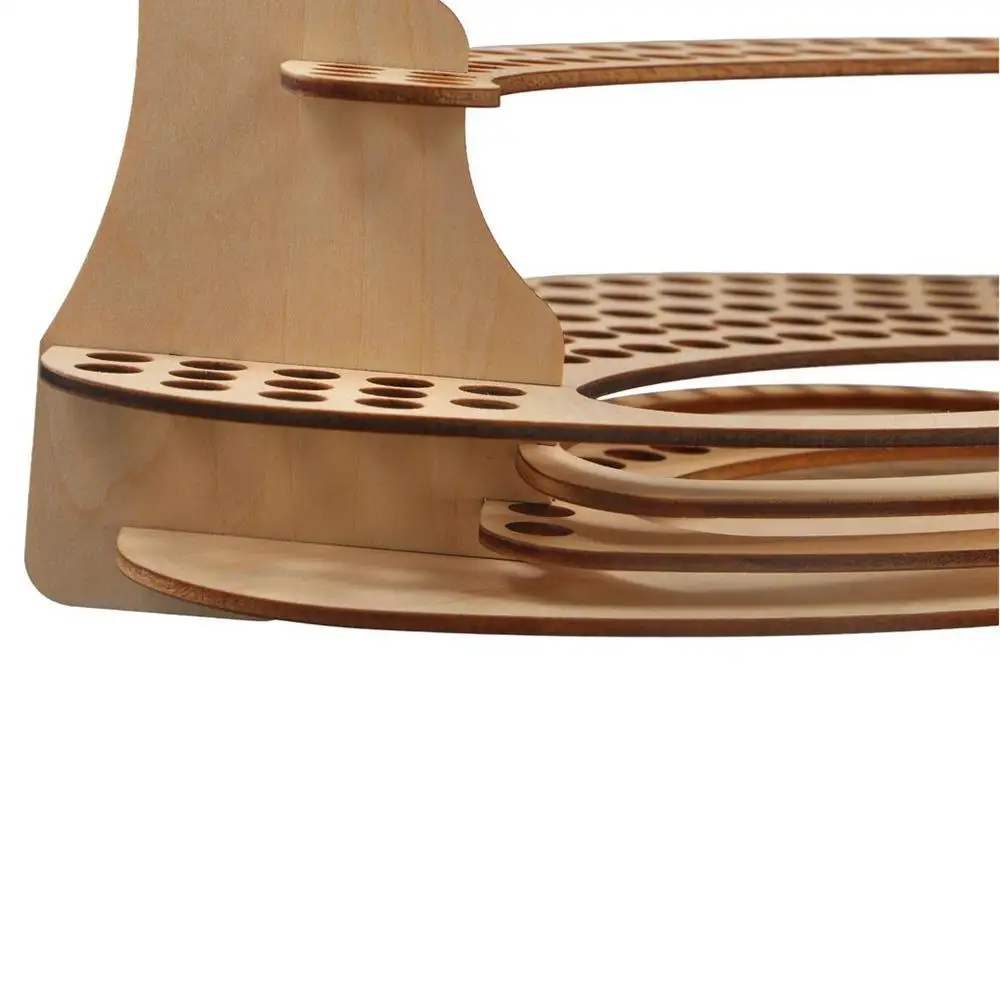 

Nordic Art Supplies Paint Brush Holder Minimalism Wooden 105 Brushes Holder DIY Desktop Paint Brush Stand Colored Pencils