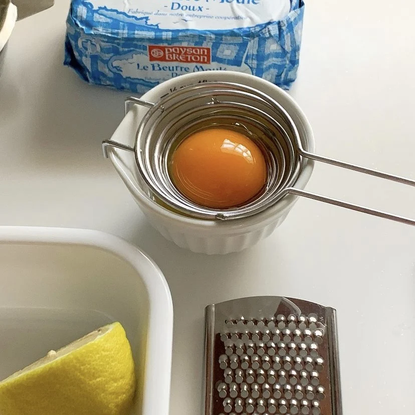 Ins Vortex Stainless Steel Egg White and Yolk Separator Baking Period Egg Liquid Separation Filter Kitchen Accessories