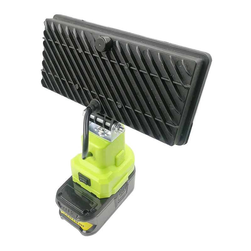 Imagem -05 - Led Alarme Luzes de Trabalho Lanterna Elétrica Tocha Spotlight Lâmpada do Carro para Ryobi 18v Lítio Níquel um Mais Bateria P108 P104 P107 P103