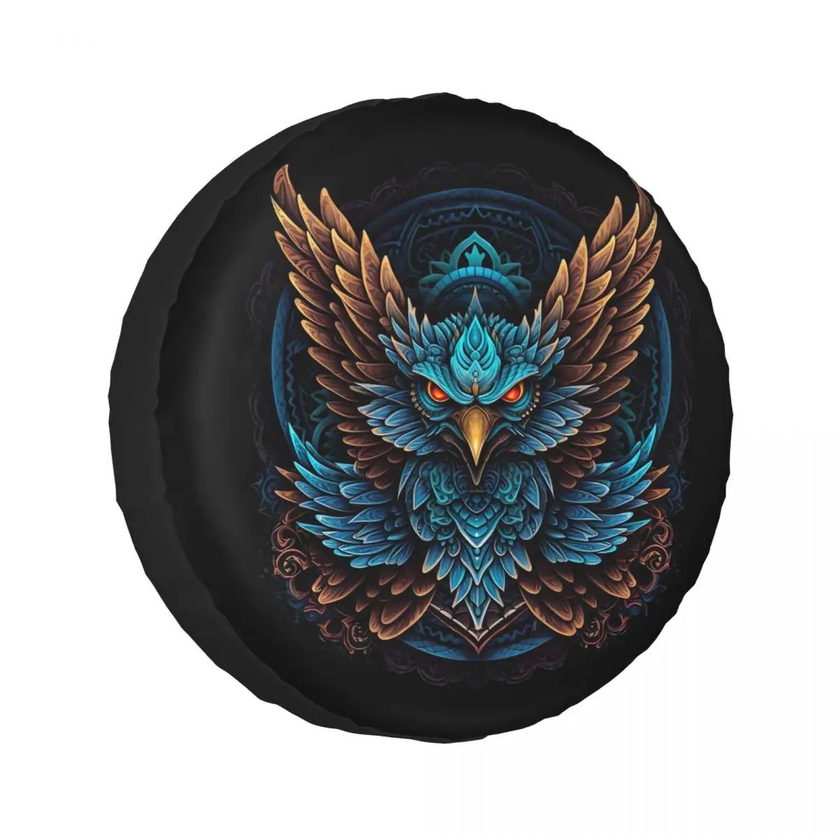 

Изготовленный на заказ чехол для запасного колеса Native Mandala Owl American для Jeep SUV RV 4WD Trailer 4x4, защитные чехлы для колес 14 дюймов, 15 дюймов, 16 дюймов, 17 дюймов