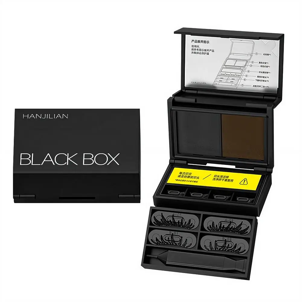 3-in-1 Unterwimpernstempel Eyeliner & Muttermalstempel Rutschfest Tragbar Schnelle Anwendung Natürliches Langanhaltendes Augen-Make-up-Set 2026 Neu – Detail 1