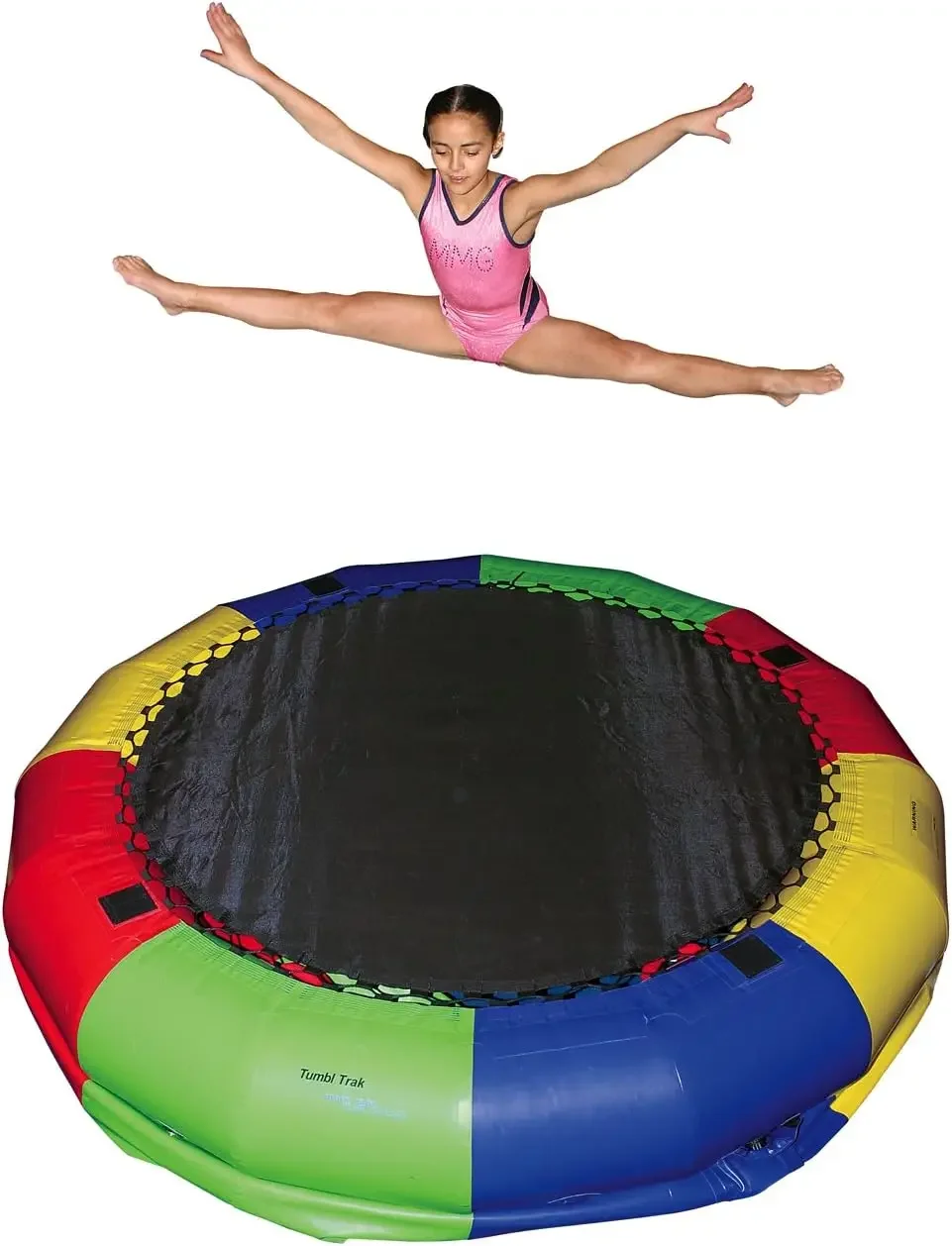 Newly Designed Team Work Training Fitness Wheel Inflatable Yoga Fitness Trampoline Inflatable Fitness Wheel