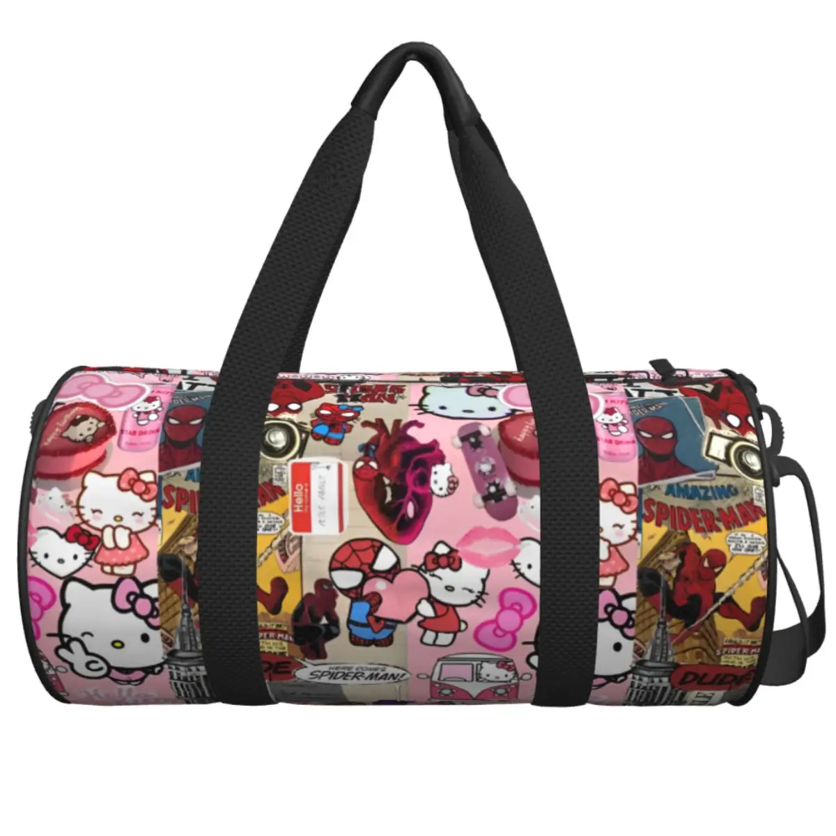 

Hello Kitty 2024 Sport Bags Large Capacity Gym Bag Waterproof Men Printed Handbag Luggage Cute Fitness Bag