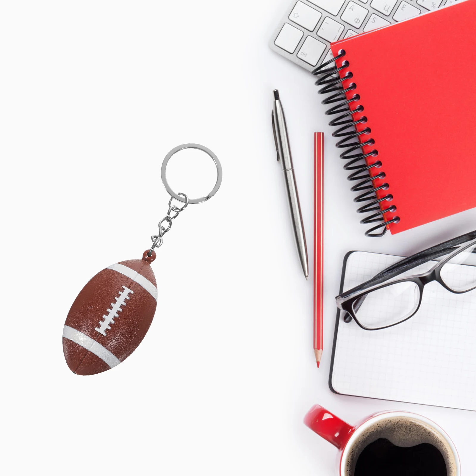 

Брелок в форме регби, светодиодный светильник, брелок для ключей, многофункциональный фонарик, сумка, аксессуары, спортивный мемориальный подарок, вечерние брелок для футбола