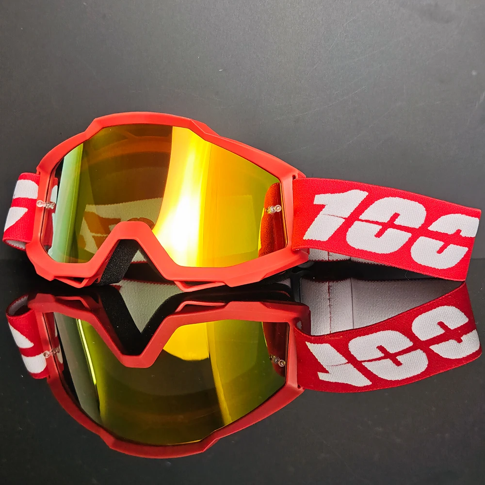 Universele motorcrossbril met premium PC-lens, anti-zand en windbestendig, motorbril - afbeelding 1