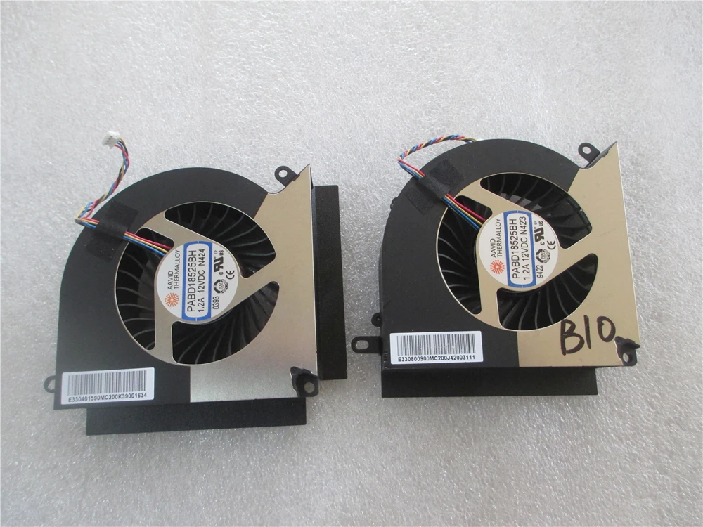 

Вентилятор для MSI GT76 9SG MS-17H1 GT76 9SG-048CN i9-9900K RTX2080 2070 PABD18525BM N424 PABD18525BH N423 PABD0A308SH 1.0A 5VDC N422