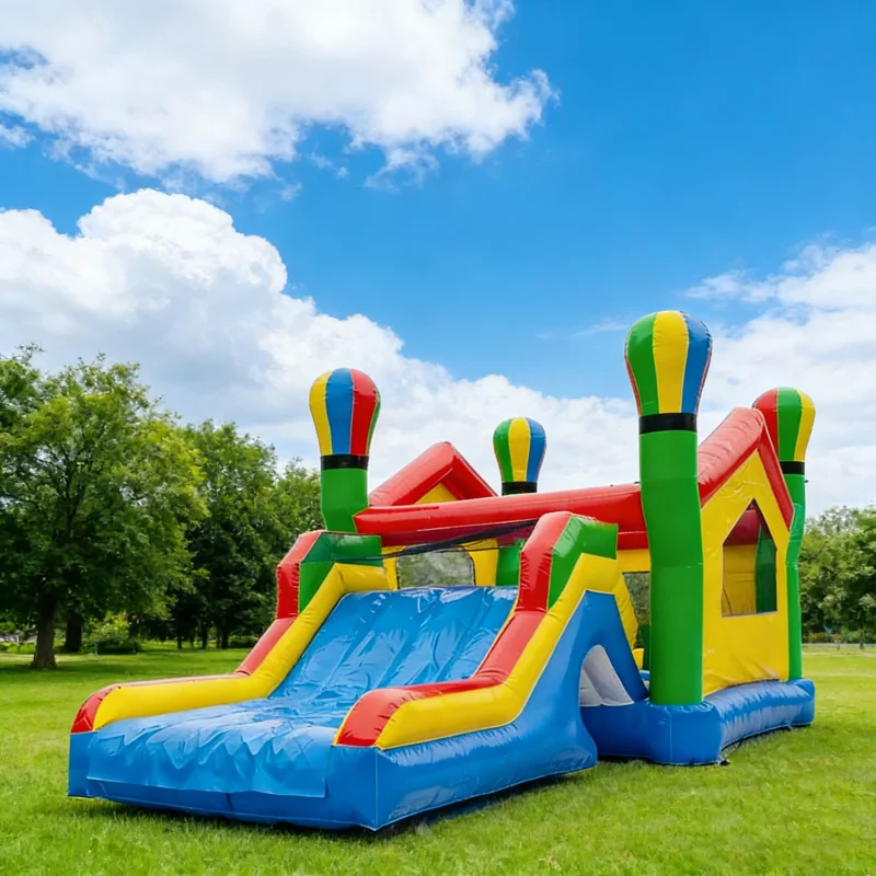 Factory Price Commercial Inflatable Bounce House Slide Blower PVC Kids Jumping Castle Easy Setup 200-500KG Capacity for Party
